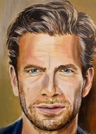 Danmarks bedste portrætmaler anerkendt portrætmaler Peter Bøgelund borgmesterportræt portrættegning Dragør Nikolaj Lie Kaas
