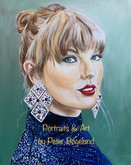 Danmarks bedste portrætmaler anerkendt portrætmaler Peter Bøgelund borgmesterportræt portrættegning Dragør Taylor Swift
